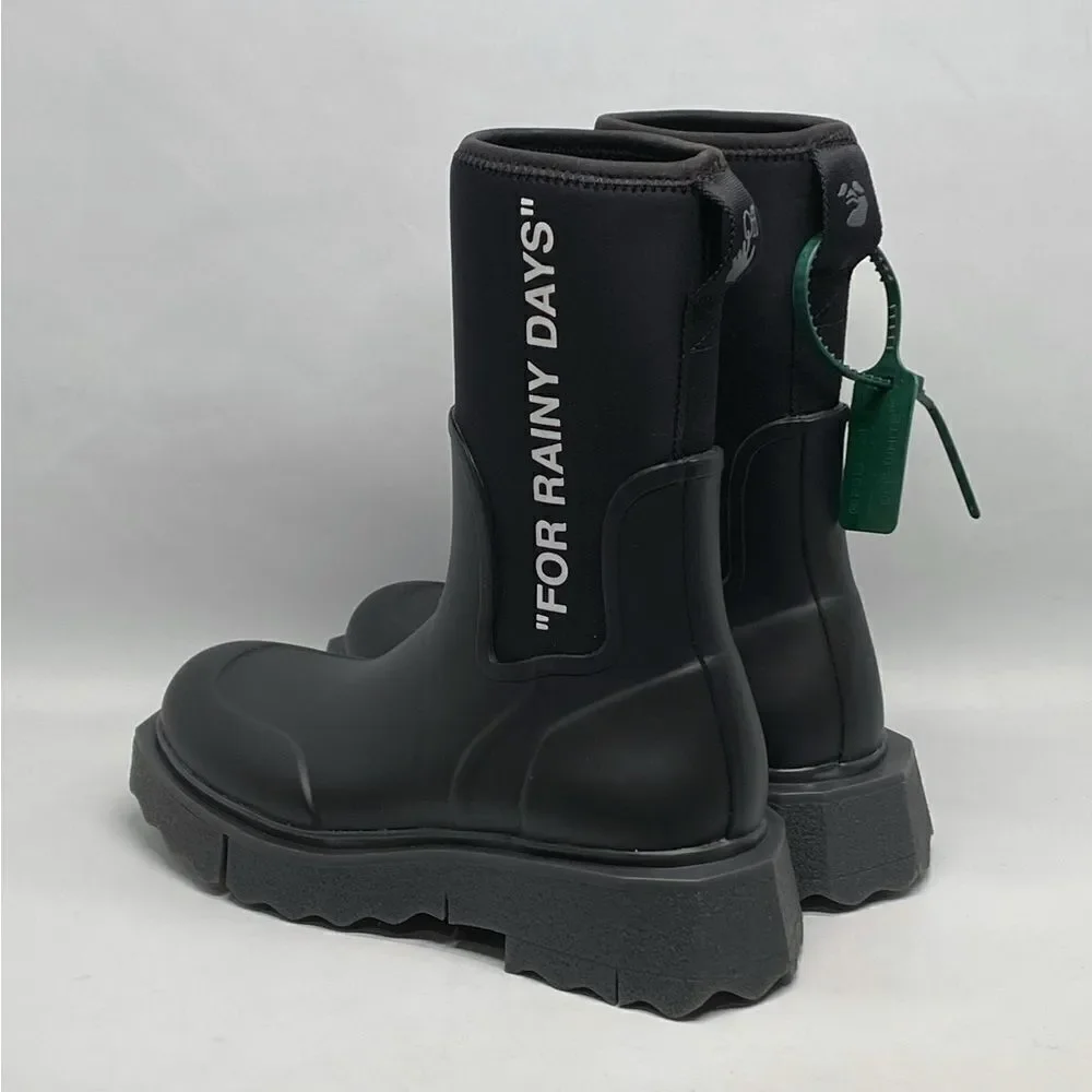 Off-White Sponge Rubber Rain Boots size 38